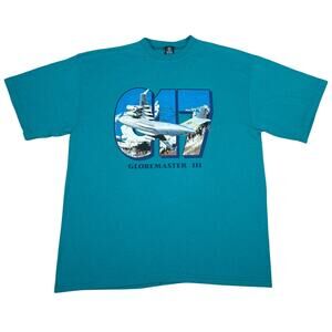 Vintage 90s C-17 Globemaster III Airplane T-Shirt XL USAF Factory Artwear USA #2